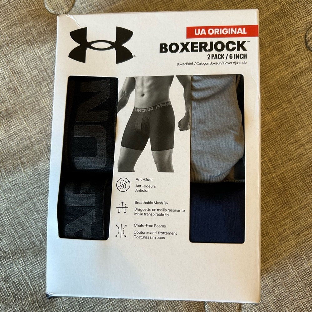 NIB UNDER ARMOUR BOXER BRIEFS